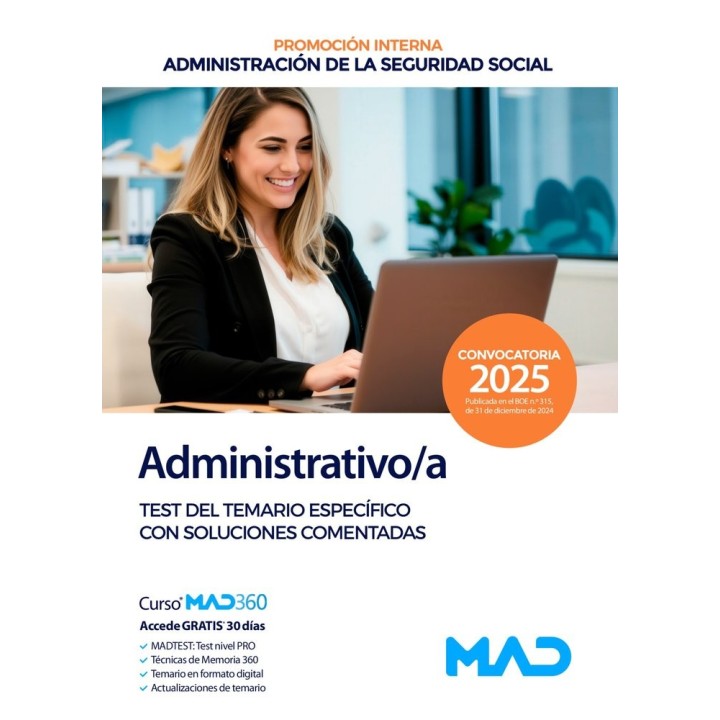 ADMINISTRATIVO/A SEGURIDAD SOCIAL PROMOCION INTERNA TEST ES