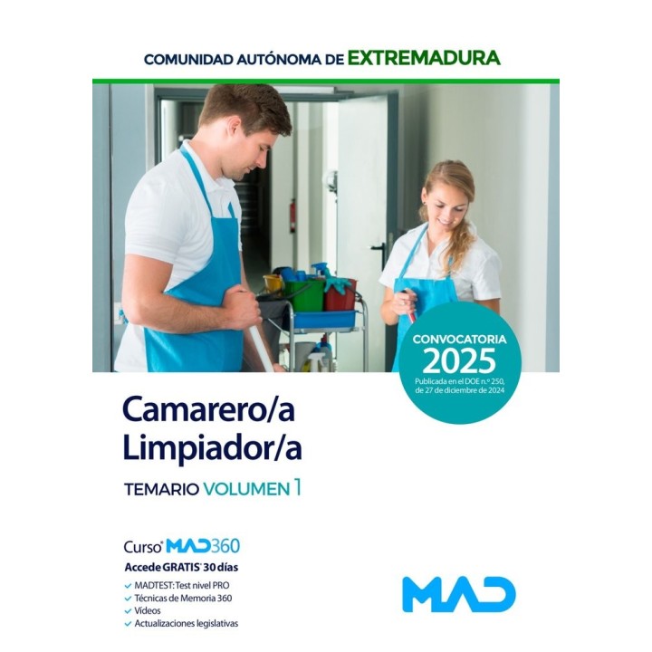 CAMAREROS/AS LIMPIADORES/AS GRUPO V TEMARIO 1