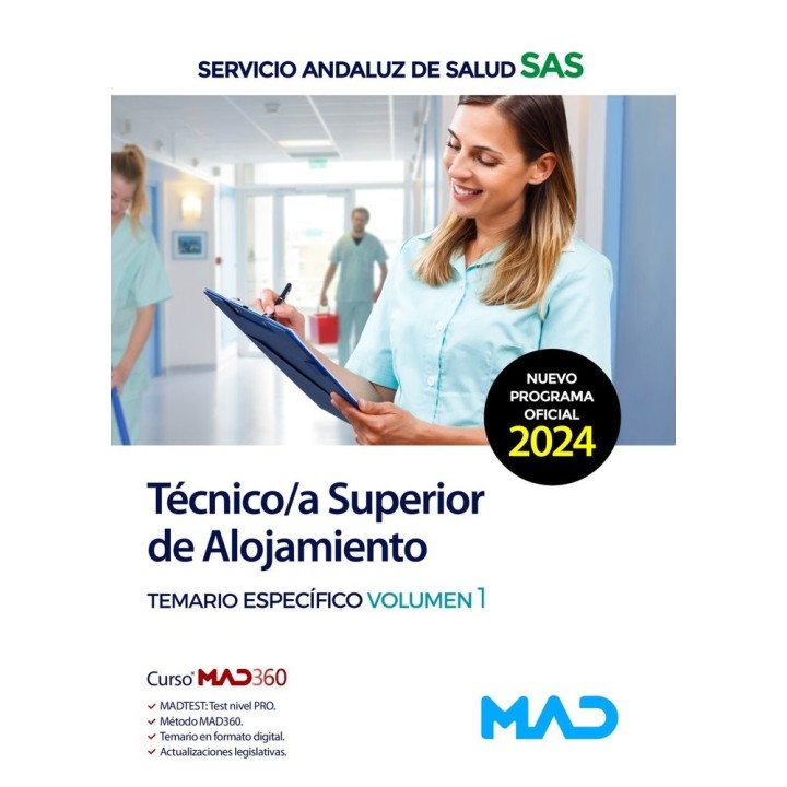 TECNICO/A SUPERIOR ALOJAMIENTO TEMARIO ESPECIFICO 1 ANDALUC