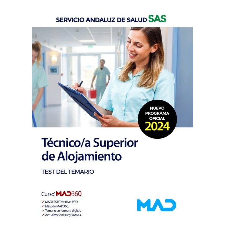 TECNICO/A SUPERIOR ALOJAMIENTOUD TEST DEL TEMARIO ANDALUCIA