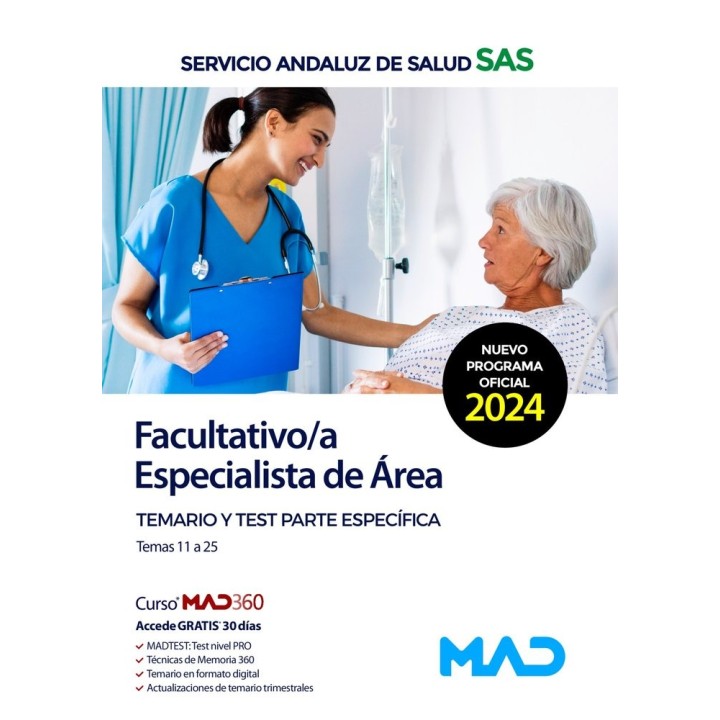 FACULTATIVO/A ESPECIALISTA AREA TEMARIO Y TEST PARTE ESPECI