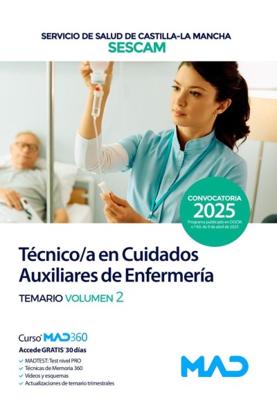 TECNICO/A CUIDADO AUXILIAR ENFERMERIA TEMARIO 2 CASTILLA L