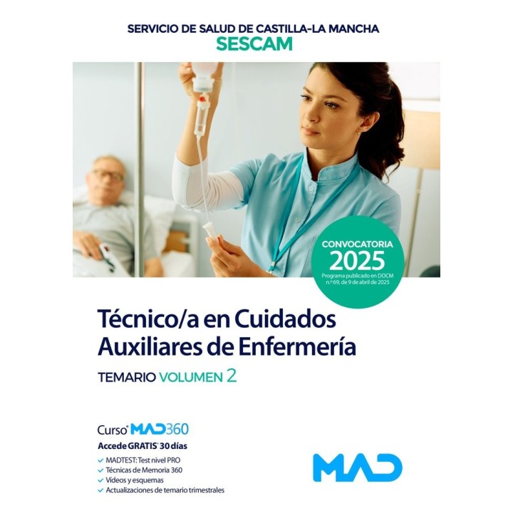 TECNICO/A CUIDADO AUXILIAR ENFERMERIA TEMARIO 2 CASTILLA L