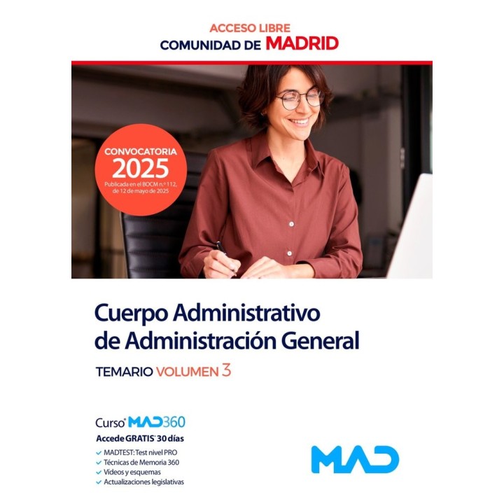 CUERPO ADMINISTRATIVOS ADMINISTRACION GENERAL ACCESO LIBRE