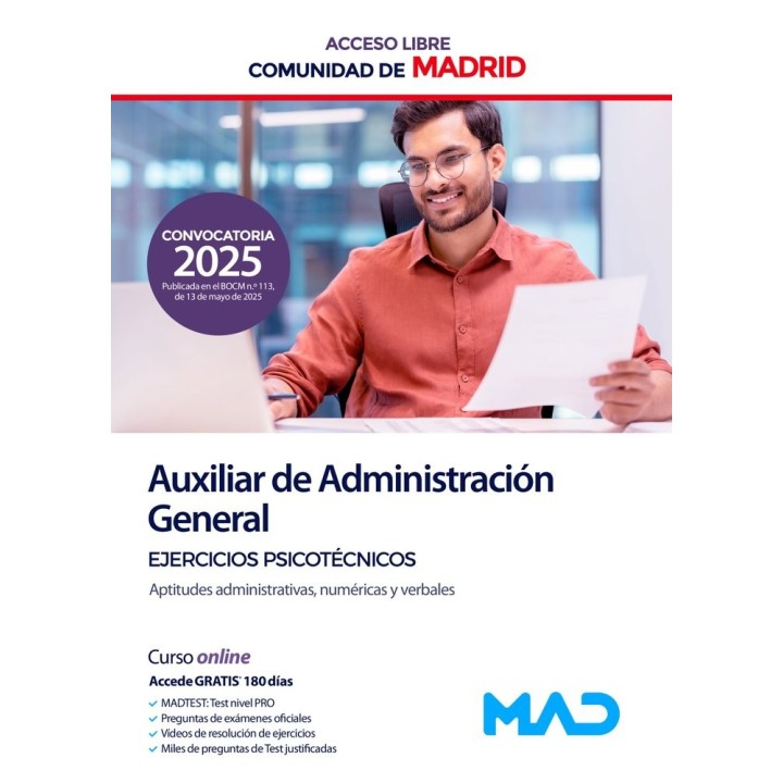AUXILIAR ADMINISTRACION GENERAL ACCESO LIBRE PSICOTECNICOS