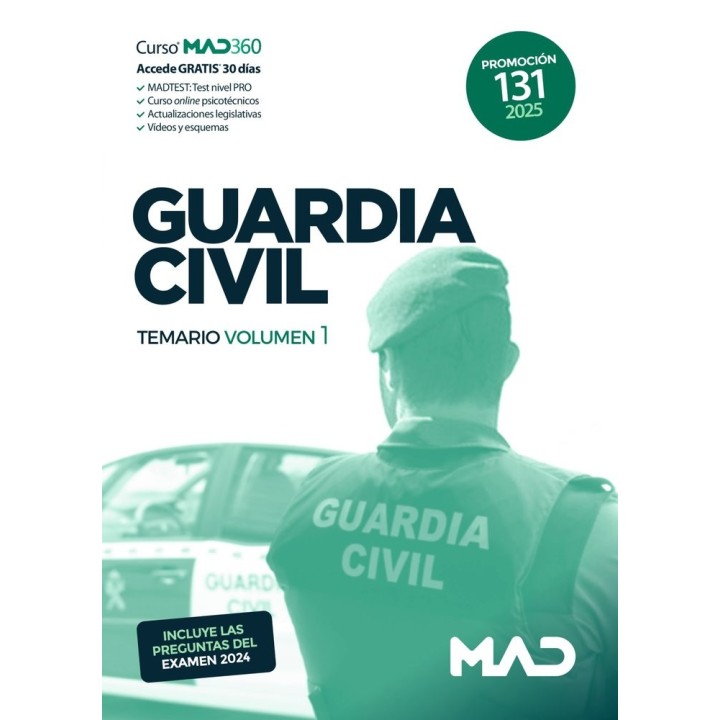 GUARDIA CIVIL PROMOCION 131 TEMARIO 1