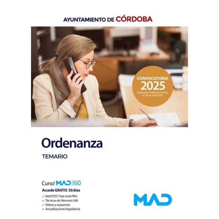 ORDENANZA TEMARIO AYUNTAMIENTO CORDOBA