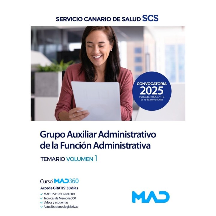 GRUPO AUXILIAR ADMINISTRATIVO FUNCION ADMINISTRATIVA 1 CANA