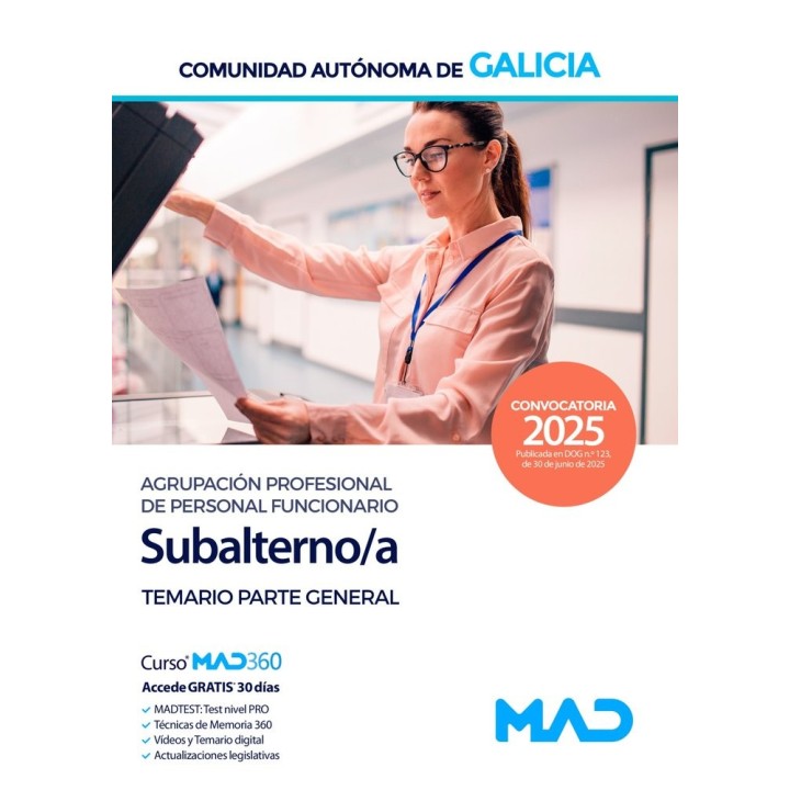 SUBALTERNO AGRUPACION PROFESIONAL PERSONAL FUNCIONARIO ADMI