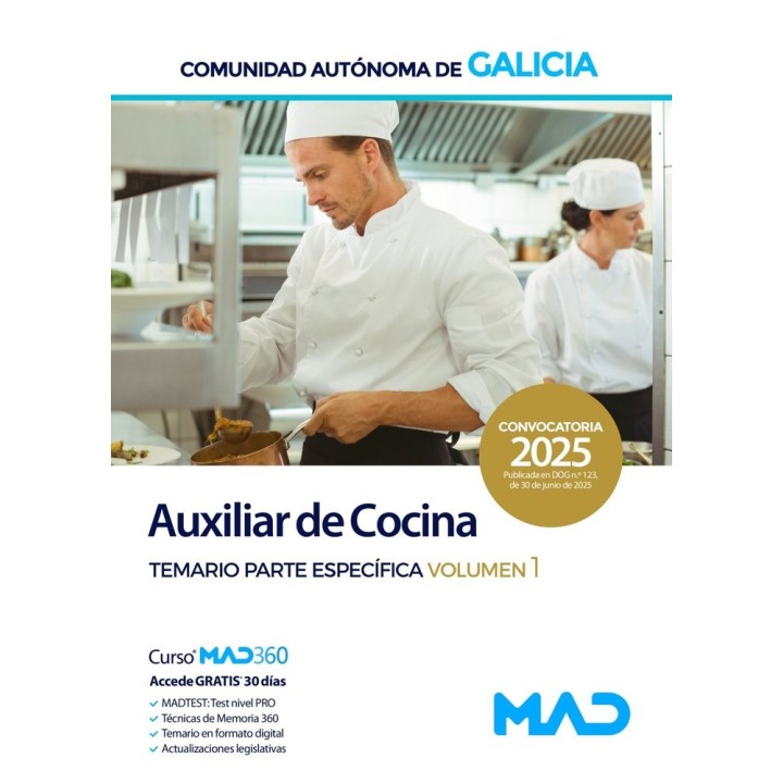 AUXILIAR COCINA ADMINISTRACION GENERAL TEMARIO 1 PARTE ESPE