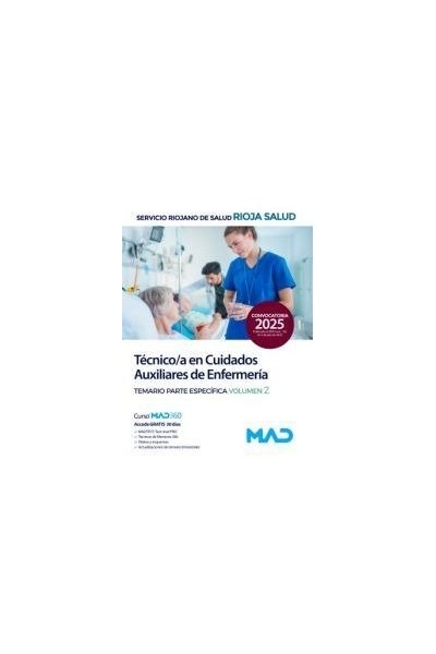 TECNICO/A CUIDADO AUXILIAR ENFERMERIA TEMARIO 2 SERVICIO RI