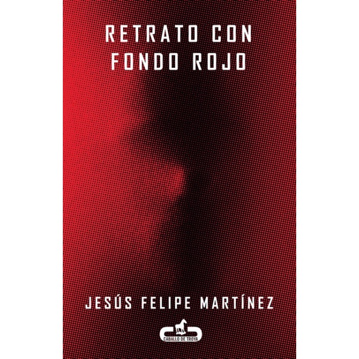 RETRATO CON FONDO ROJO