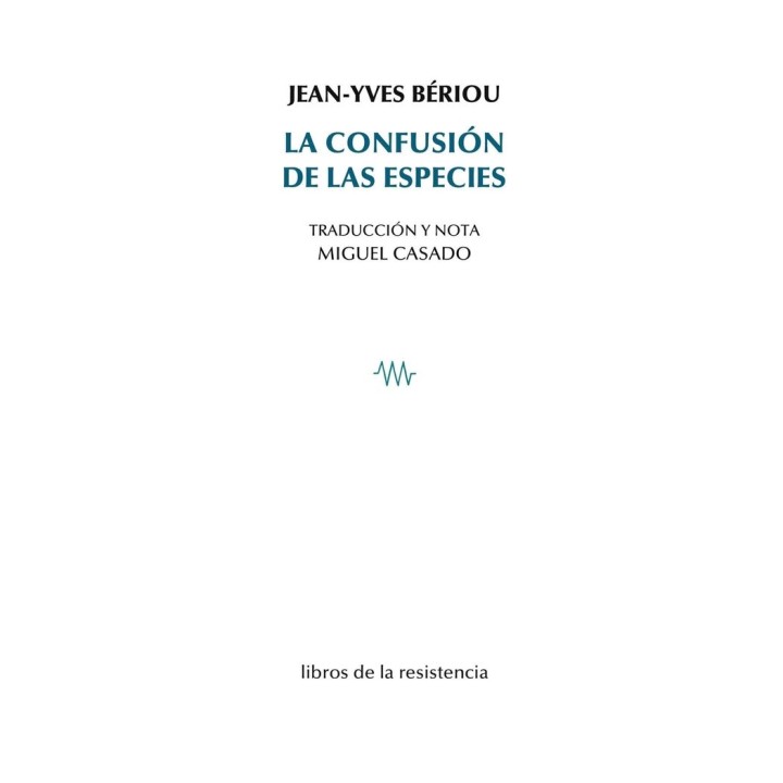 CONFUSION DE LA ESPECIES,LA