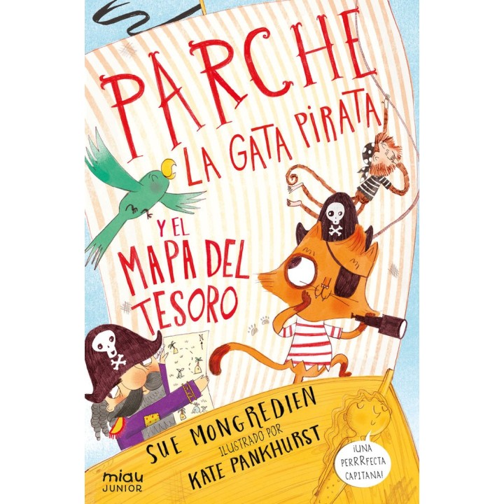 PARCHE LA GATA PIRATA Y EL MAPA DEL TESORO