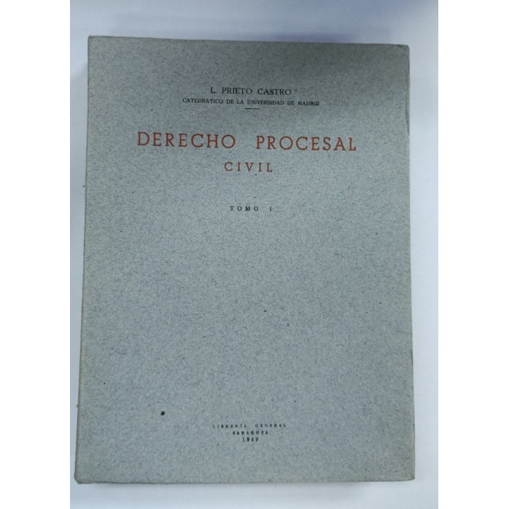 Derecho procesal Civil. Tomo I y II (OBRA COMPLETA)