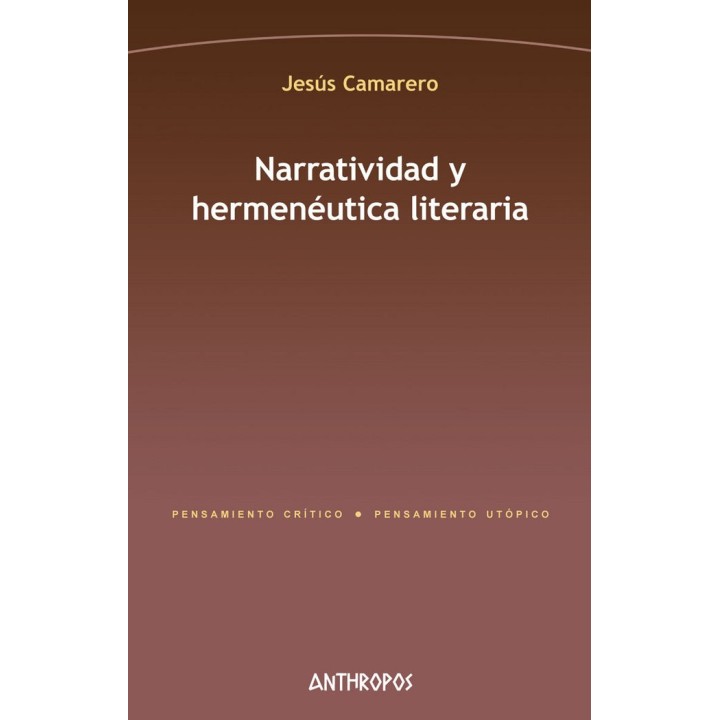 NARRATIVIDAD Y HERMENEUTICA LITERARIA