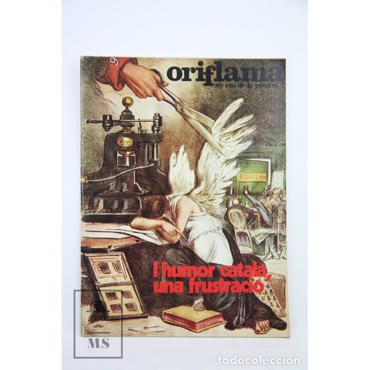 ORIFLAMA. REVISTA DE LA JOVENTUT Nº 129  L'humor catala, una frustracio ABRIL 1973