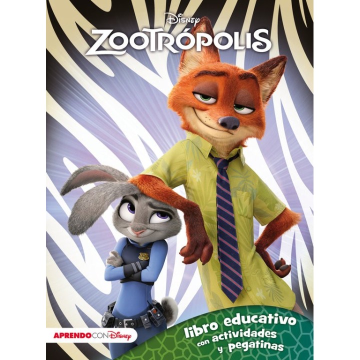 ZOOTROPOLIS LIBRO EDUCATIVO CON ACTIVIDADES