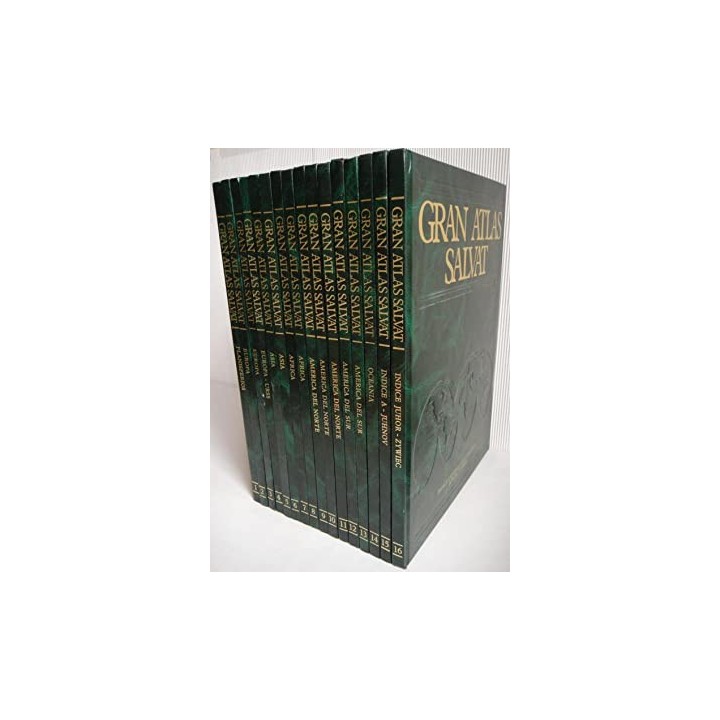 GRAN ATLAS SALVAT 16 TOMOS (OBRA COMPLETA)