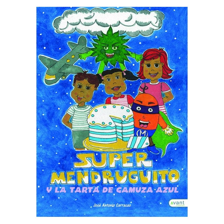 SUPERMENDRUGUITO Y LA TARTA DE GAMUZA AZUL