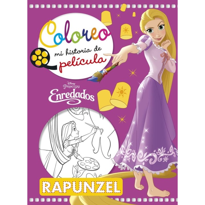 ENREDADOS COLOREO MI HISTORIA DE PELICULA
