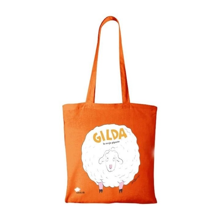 BOLSA DEL ALBUM GILDA LA OVEJA GIGANTE NARANJA