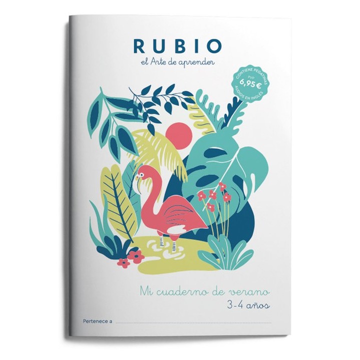 MI CUADERNO DE VERANO RUBIO 3-4 AÑOS