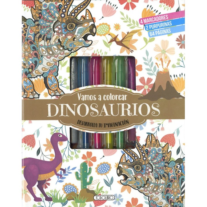 VAMOS A COLOREAR DINOSAURIOS