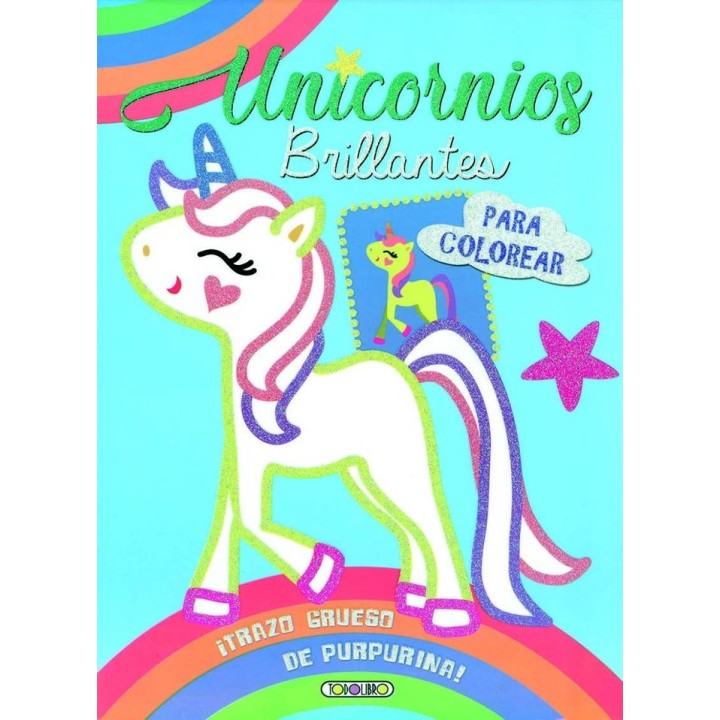 UNICORNIOS BRILLANTES COLORES 2