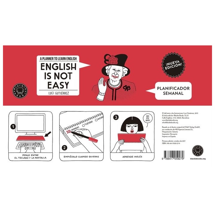 PLANIFICADOR SEMANAL ENGLISH IS NOT EASY NE