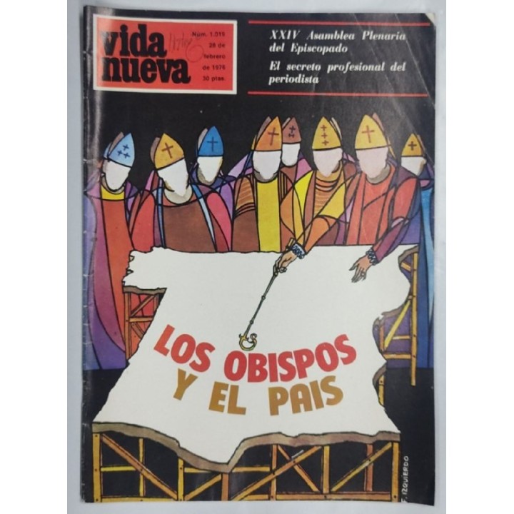 REVISTA VIDA NUEVA. NUMERO 1019. 28 de Febrero de 1976. Los obispos y el pais
