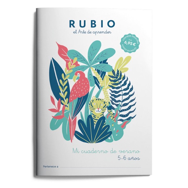 MI CUADERNO DE VERANO RUBIO 5-6 AÑOS