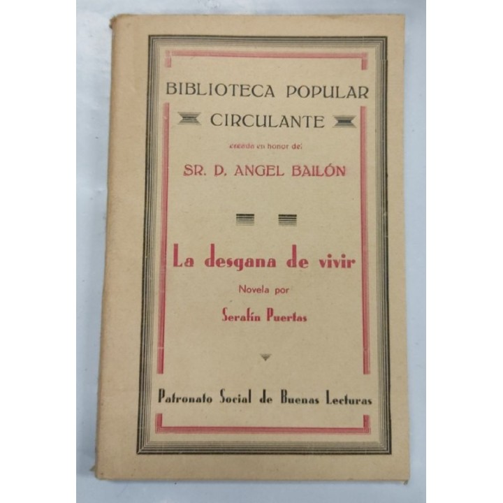 La desgana de vivir