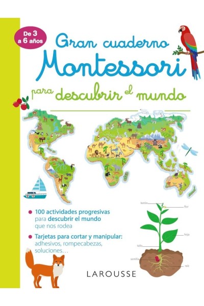 GRAN CUADERNO MONTESSORI PARA DESCUBRIR EL MUNDO