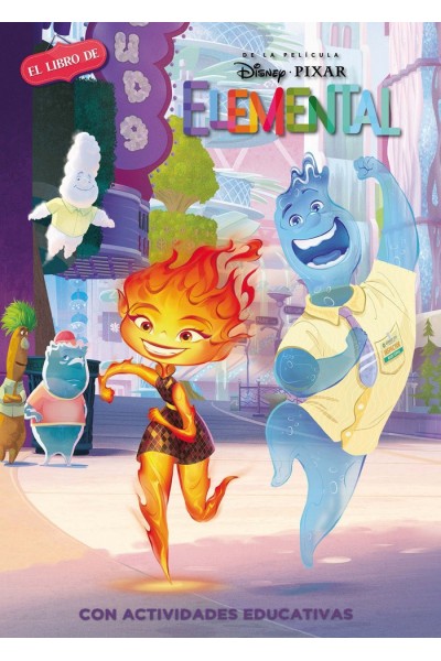 EL LIBRO DE DISNEY PIXAR ELEMENTAL LEO JUEGO Y APRENDO CON D