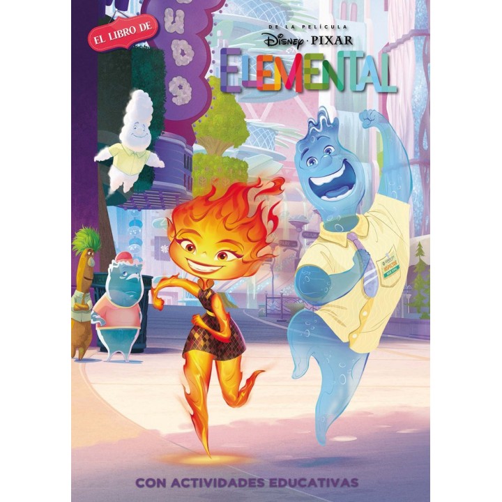 EL LIBRO DE DISNEY PIXAR ELEMENTAL LEO JUEGO Y APRENDO CON D