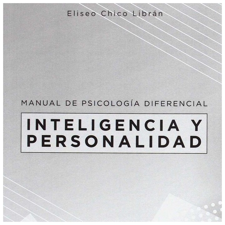 MANUAL DE PSICOLOGIA DIFERENCIAL INTELIGENCIA Y PERSONALIDA