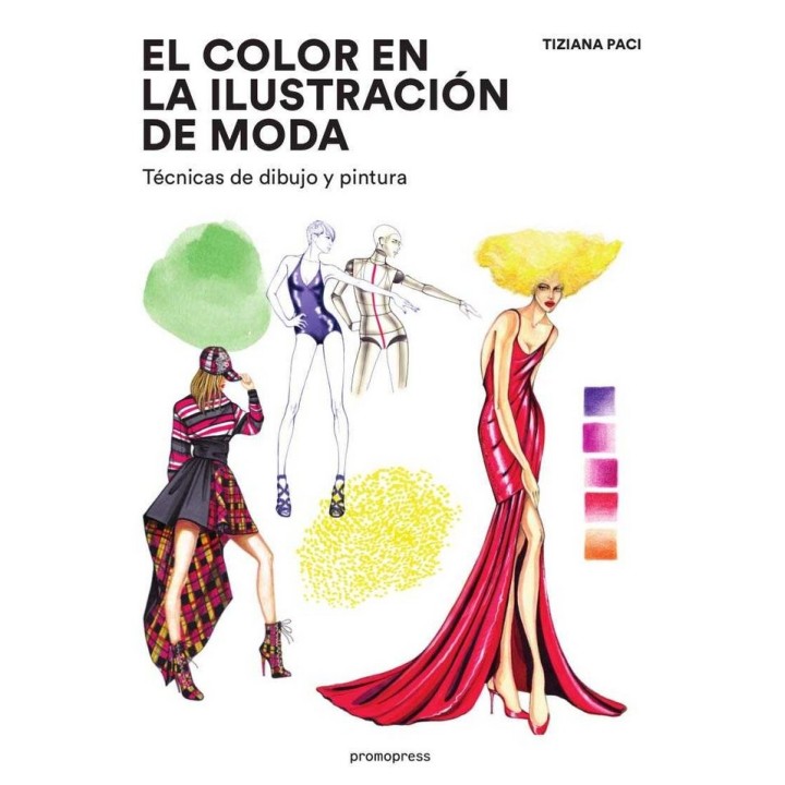 COLOR EN LA ILUSTRACION DE MODA,EL TECNICAS DE PINTURA Y