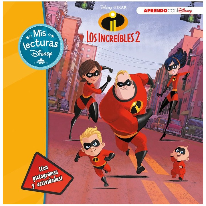 INCREIBLES 2 MIS LECTURAS DISNEY,LOS