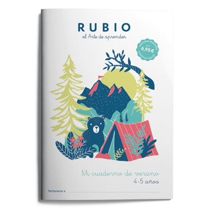 MI CUADERNO DE VERANO RUBIO 4-5 AÑOS