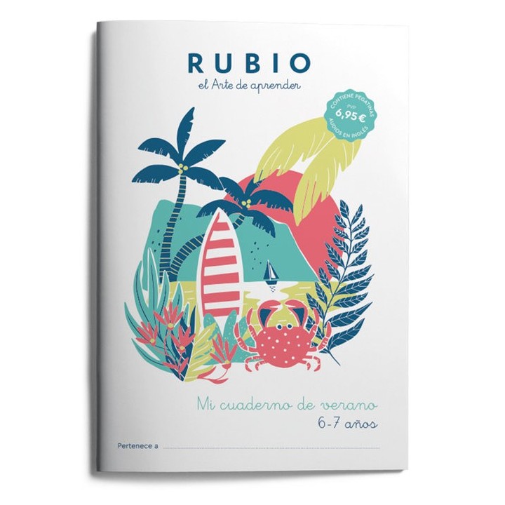 MI CUADERNO DE VERANO RUBIO 6-7 AÑOS