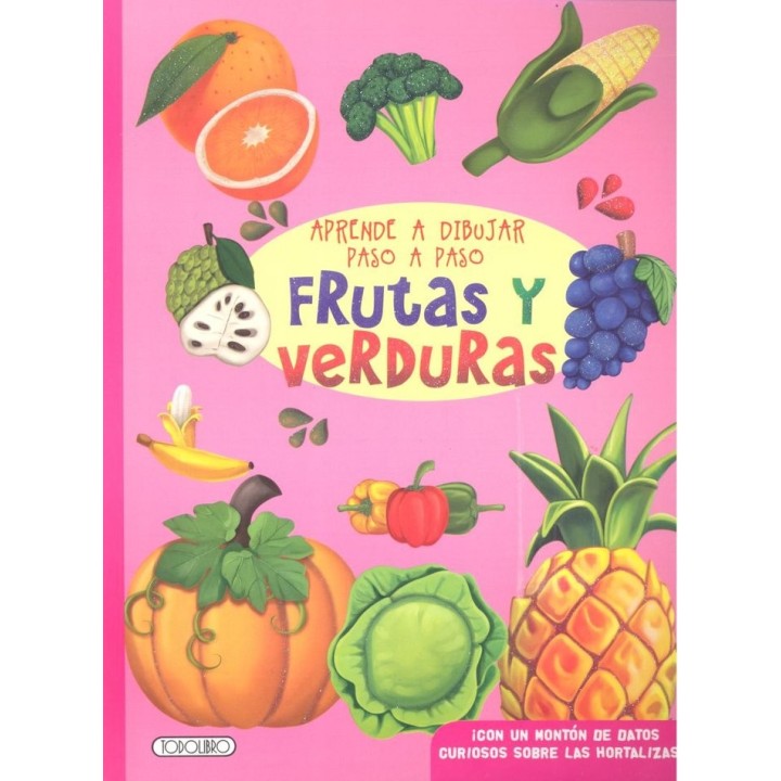 FRUTAS Y VERDURAS APRENDE A DIBUJAR PASO A PASO