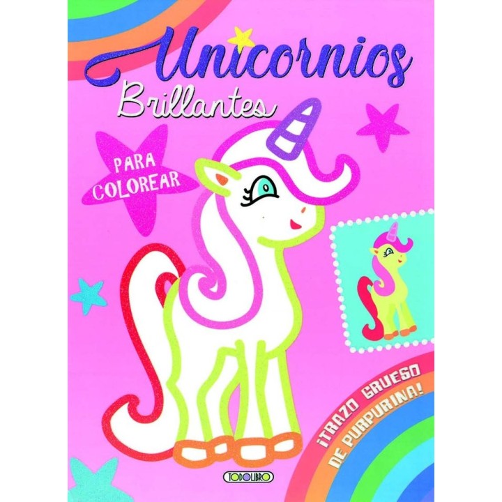UNICORNIOS BRILLANTES COLORES 1