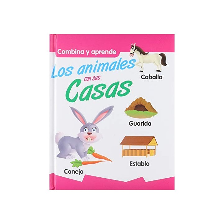 ANIMALES CON SUS CASAS. Combina y Aprende