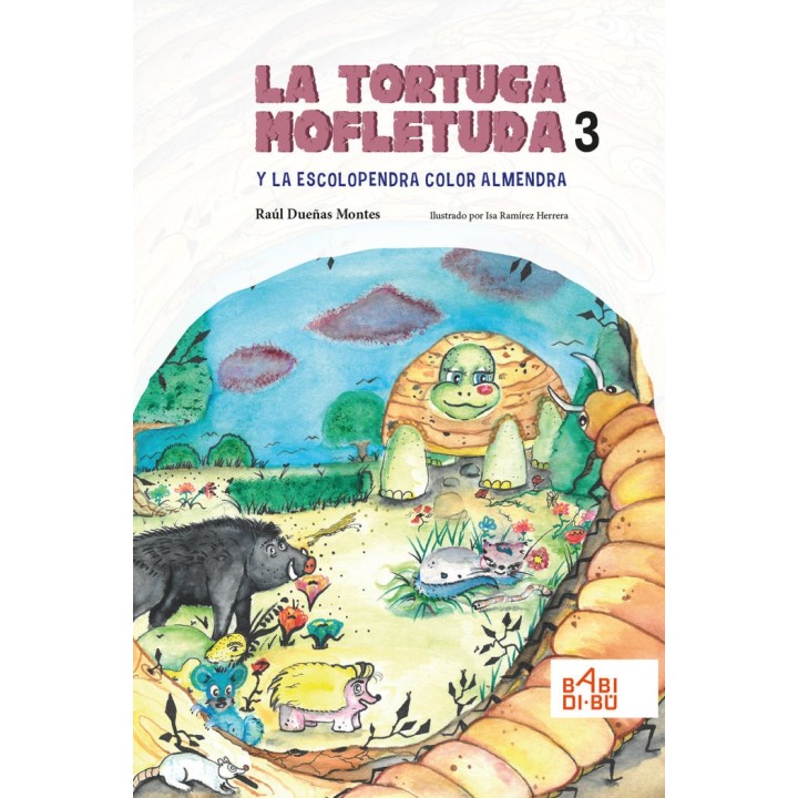 TORTUGA MOFLETUDA Y LA ESCOLOPENDRA COLOR ALMENDRA,LA