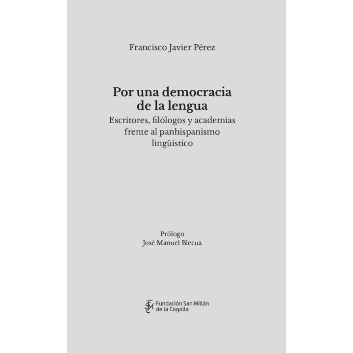 POR UNA DEMOCRACIA DE LA LENGUA