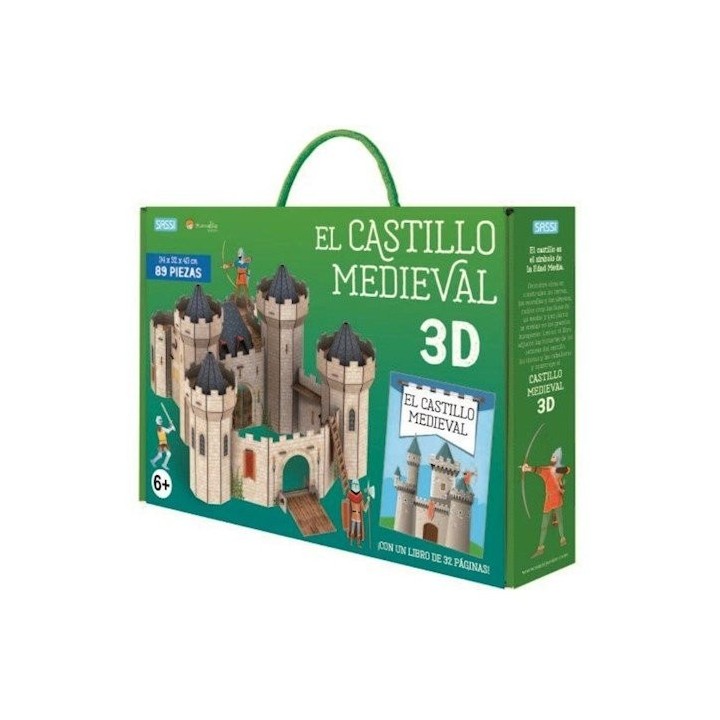 EL CASTILLO MEDIEVAL 3D CARTON CON MAQUE