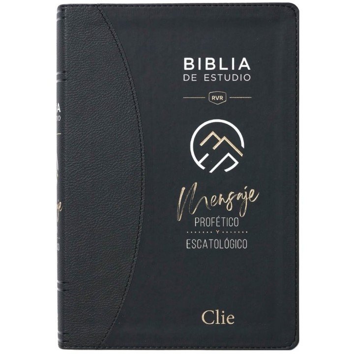 BIBLIA ESTUDIO MENSAJE PROFETICO ESCATOLOGICO NEGRO SIN IND