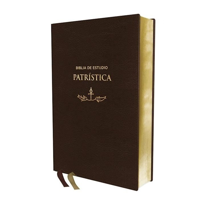BIBLIA DE ESTUDIO PATRISTICA LEATHERSOFT MARRON SIN INDIC