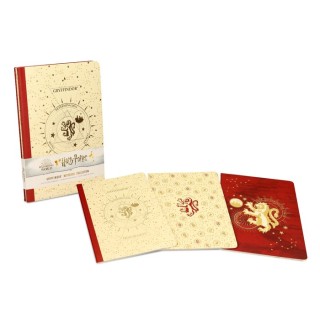 HARRY POTTER PACK DE 3 LIBRETAS GRYFFINDOR